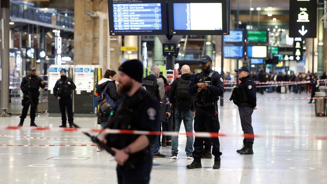 At least six injured in attack at central Paris railway station