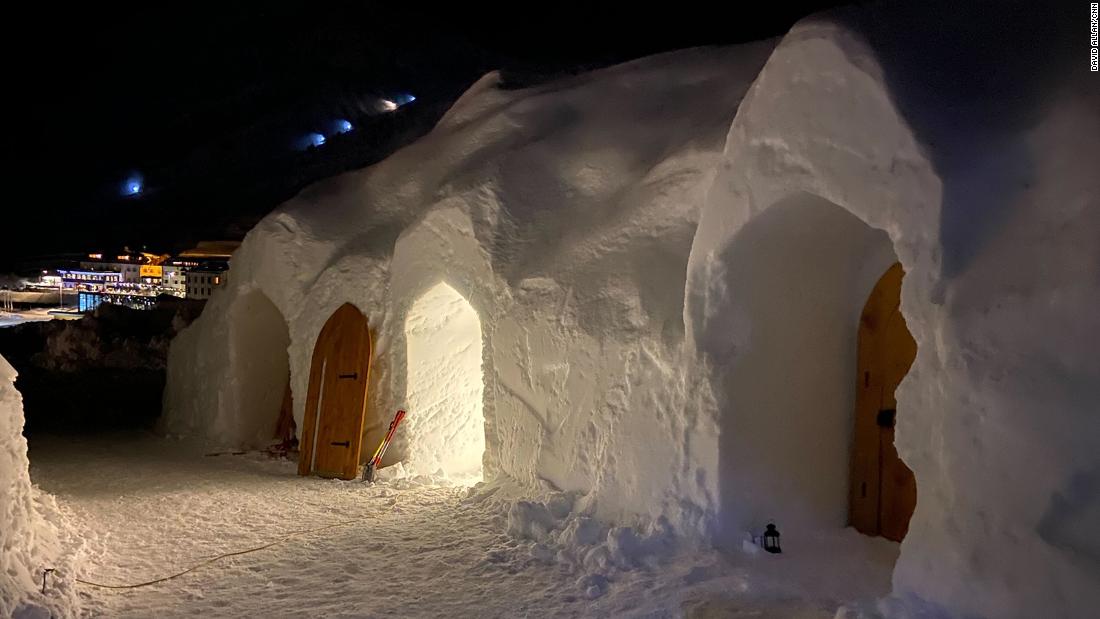 Spending the night in an igloo, in the Alps. Sounds cool, but is it?