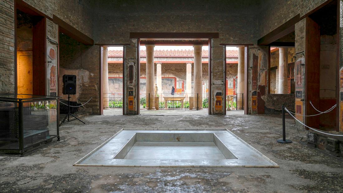Pompeii residence filled with erotic frescoes reopens after 20 years
