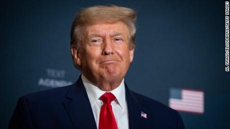 Former US President Donald Trump  during the America First Policy Institute&#39;s America First Agenda Summit in Washington, D.C., US, on Tuesday, July 26, 2022. Trumps remarks come on the heels of a House hearing that portrayed him standing by indifferently, even vindictively, for hours as a mob of his supporters battled police and chased lawmakers through the halls of the Capitol. Photographer: Al Drago/Bloomberg via Getty Images