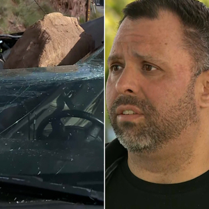 Southern California man narrowly avoided being crushed by boulder