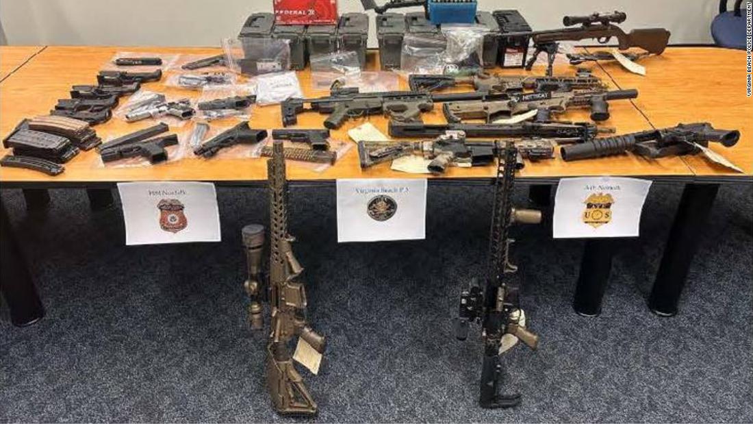 Virginia Beach man arrested after machine gun, illegal firearms found in his home, police say