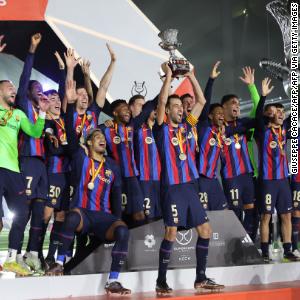 Barcelona wins Spanish Super Cup after beating Real Madrid 3-1