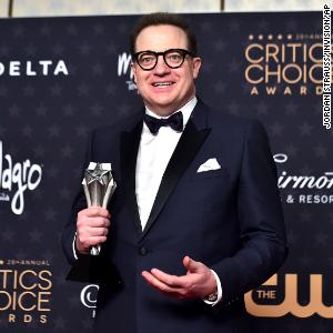 Brendan Fraser wins Critics' Choice Award for controversial role