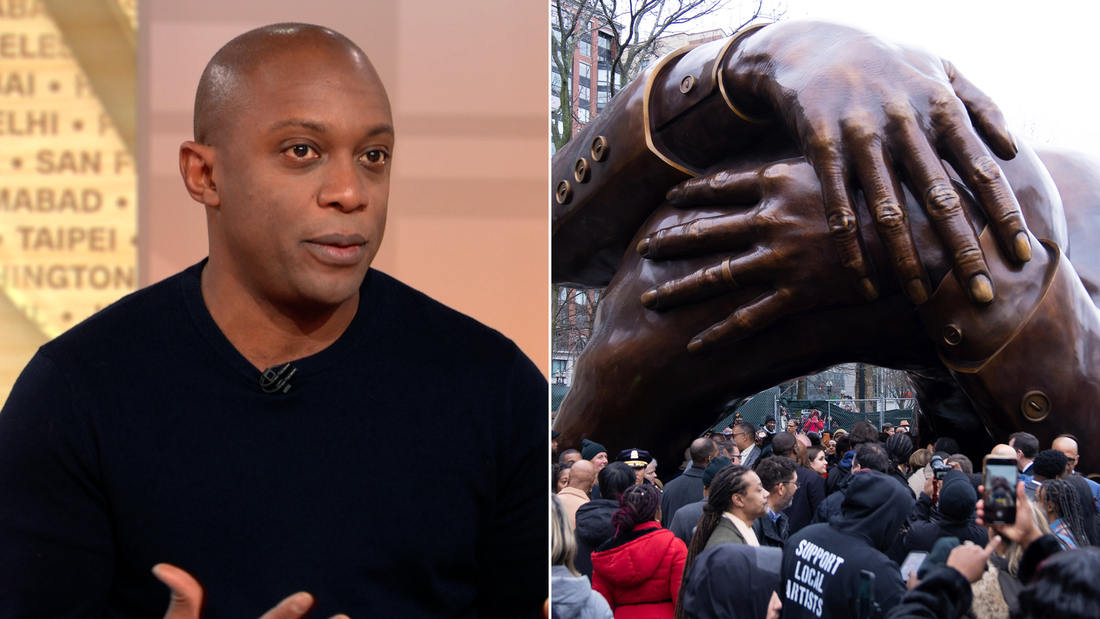 New monument honoring MLK elicits crude criticism. Hear artist's response