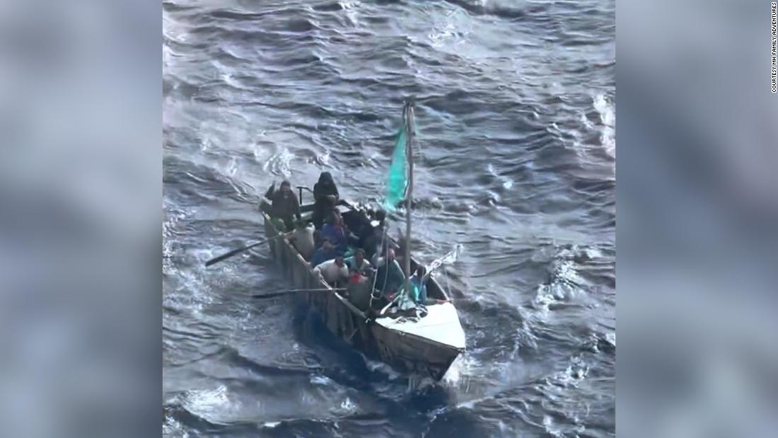 Cruise ship rescues 17 migrants from vessel near the Bahamas