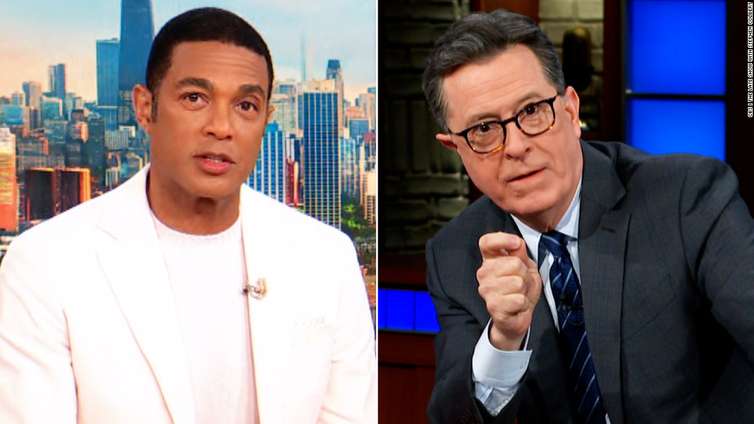 Don Lemon responds to Stephen Colbert's dig at his hoodie-suit combo