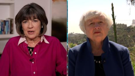 Treasury Secretary Janet Yellen told CNN&#39;s Christiane Amanpour that the negative effects of US default would be felt by every American.