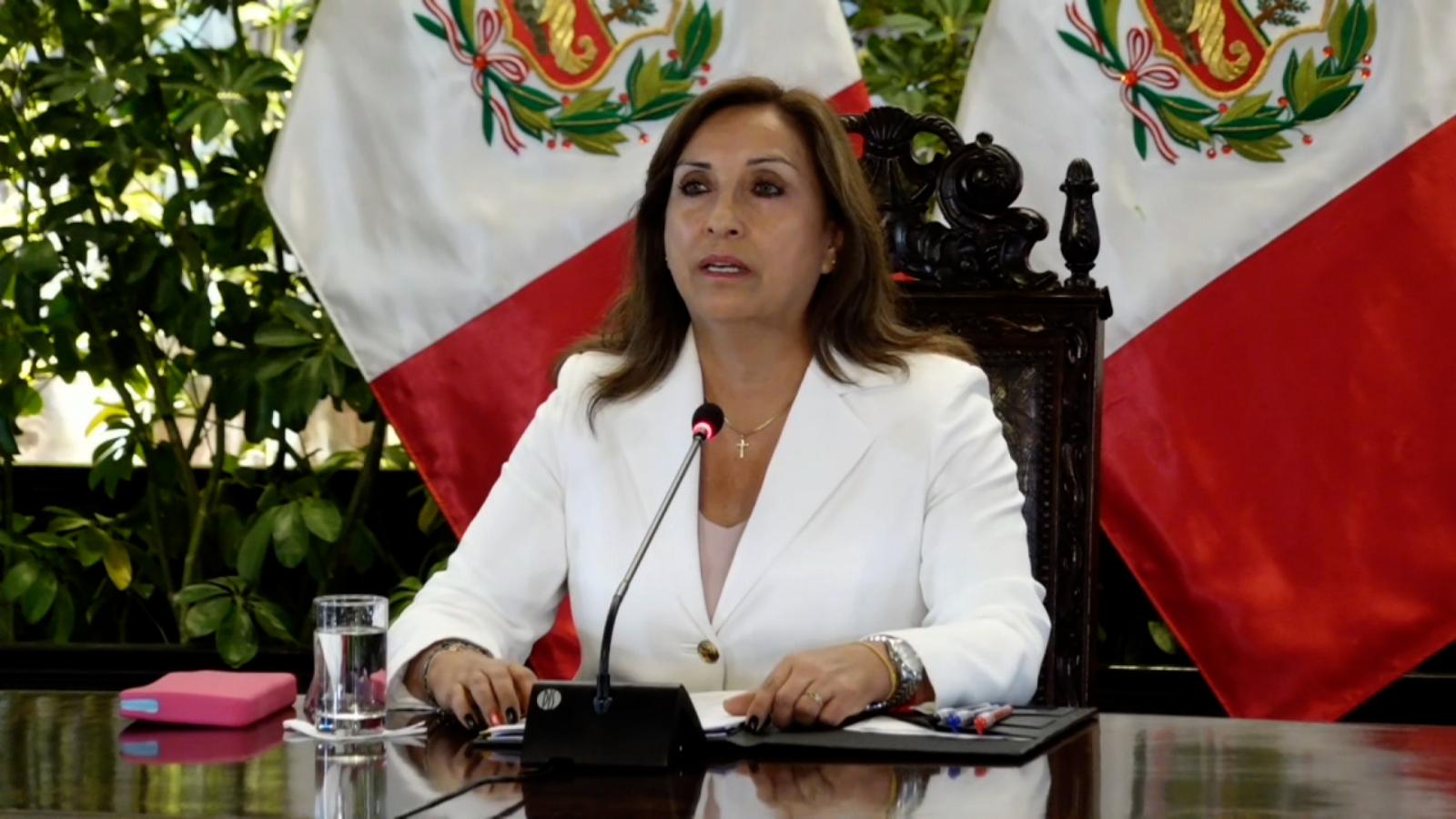 Dina Boluarte dice que protestas en Perú son generadas por personas ...