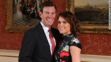 File photograph of Princess Eugenie and Jack Brooksbank