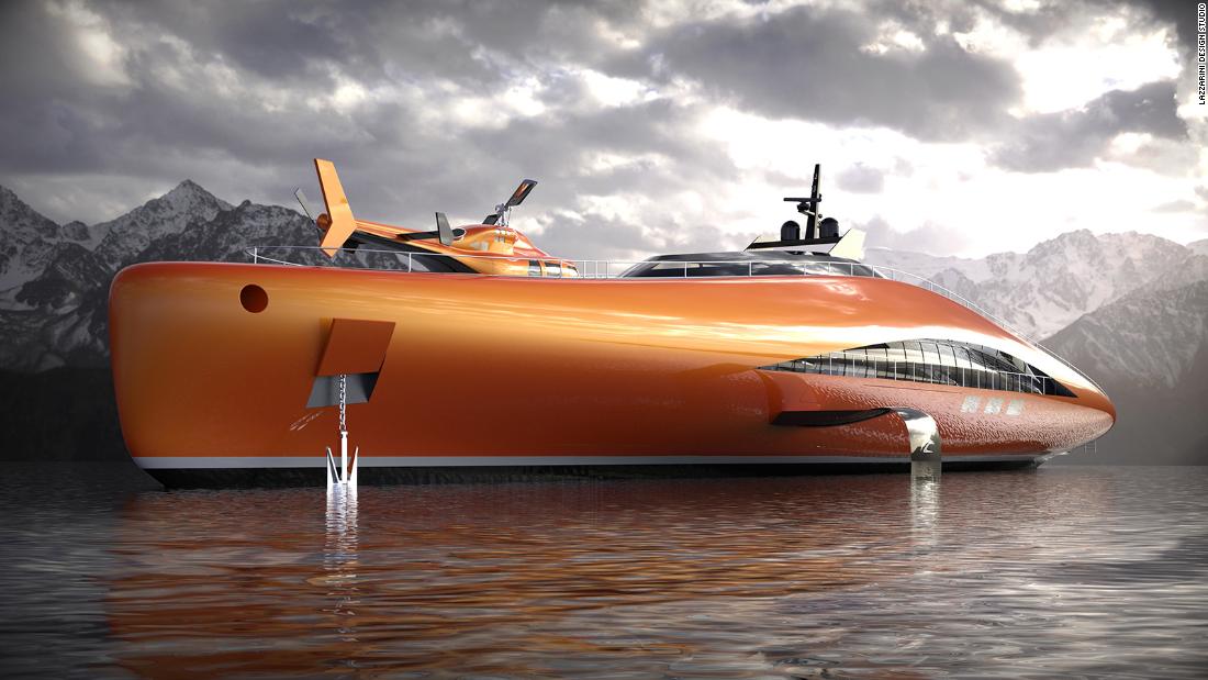 This $86 million superyacht concept can 'fly' across the water