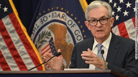 U.S. Federal Reserve Chairman Jerome Powell speaks during a news conference after a Federal Open Market Committee meeting on December 14, 2022, in Washington, DC. 