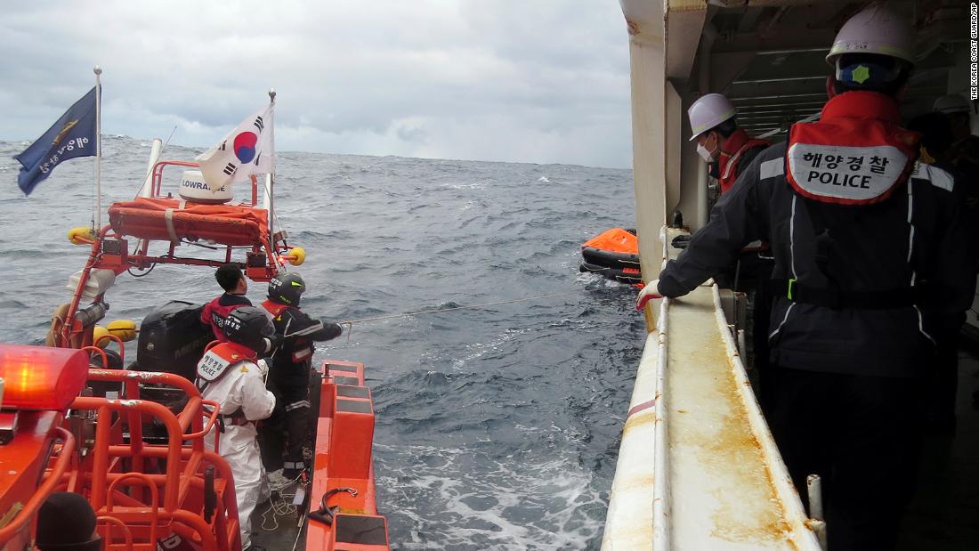 Eight confirmed dead after ship capsizes near Japan, nine still missing