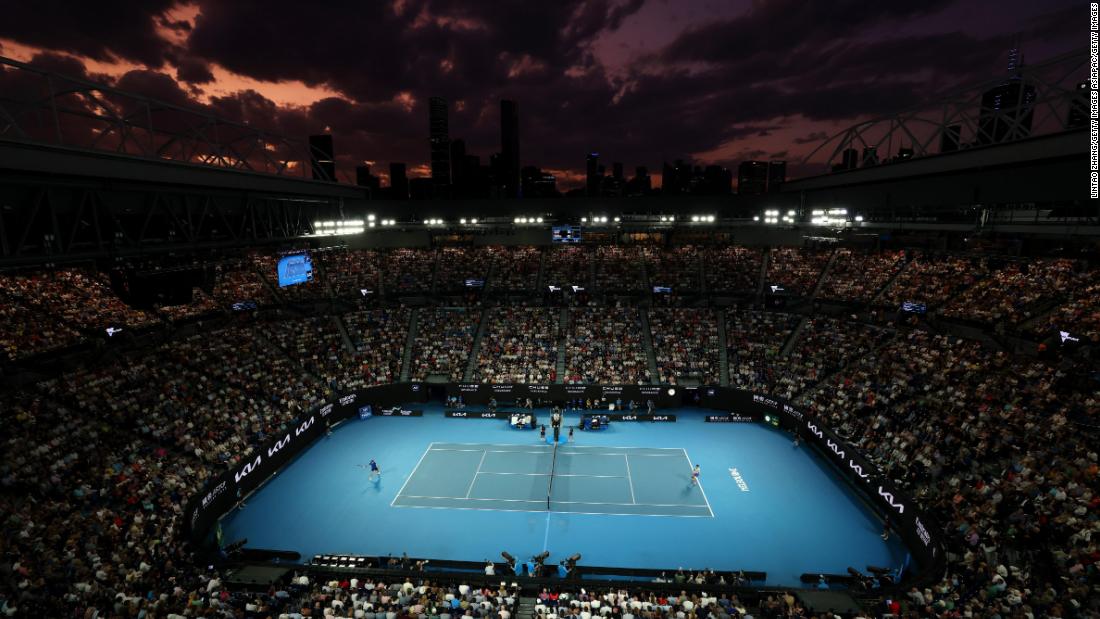 Four Australian Open spectators 'revealed inappropriate flags and symbols and threatened security guards,' organizer says