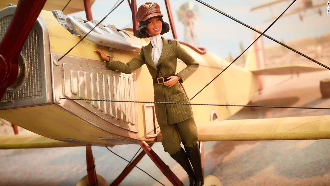 Bessie Coleman, pioneering pilot, now has her own Barbie