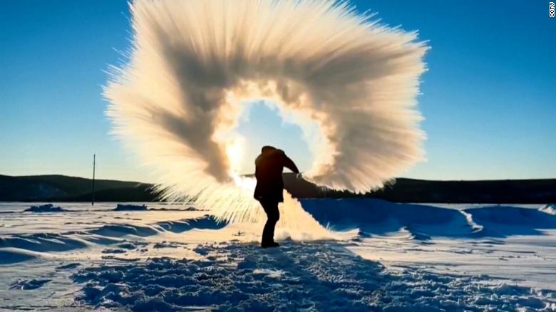 See what's it like in China's 'North Pole' during record-setting winter