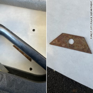 Razor blades found on gas pumps in 'disturbing incident' in North Carolina town