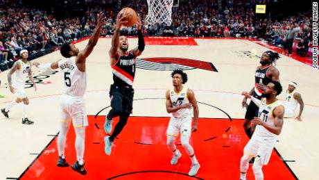 Damian Lillard inspired the the Portland Trail Blazers to victory on Wednesday. 