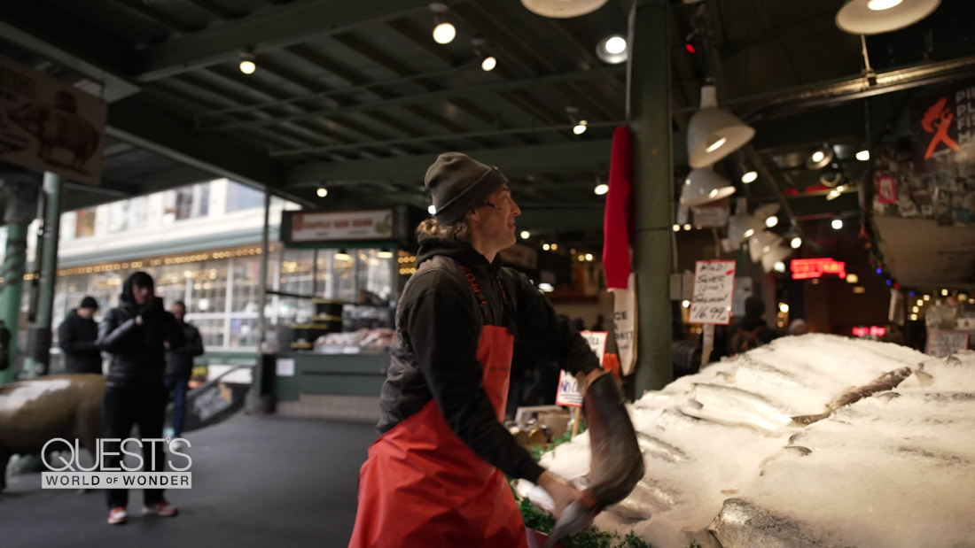 Seattle’s famous fishmongers: A legacy that’s all heart – CNN Video