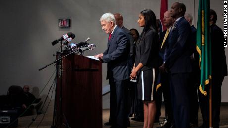 Shelby County District Attorney Steve Mulroy at a news conference on Thursday said the five ex-officers &quot;are all responsible&quot; for the death of Tyre Nichols.