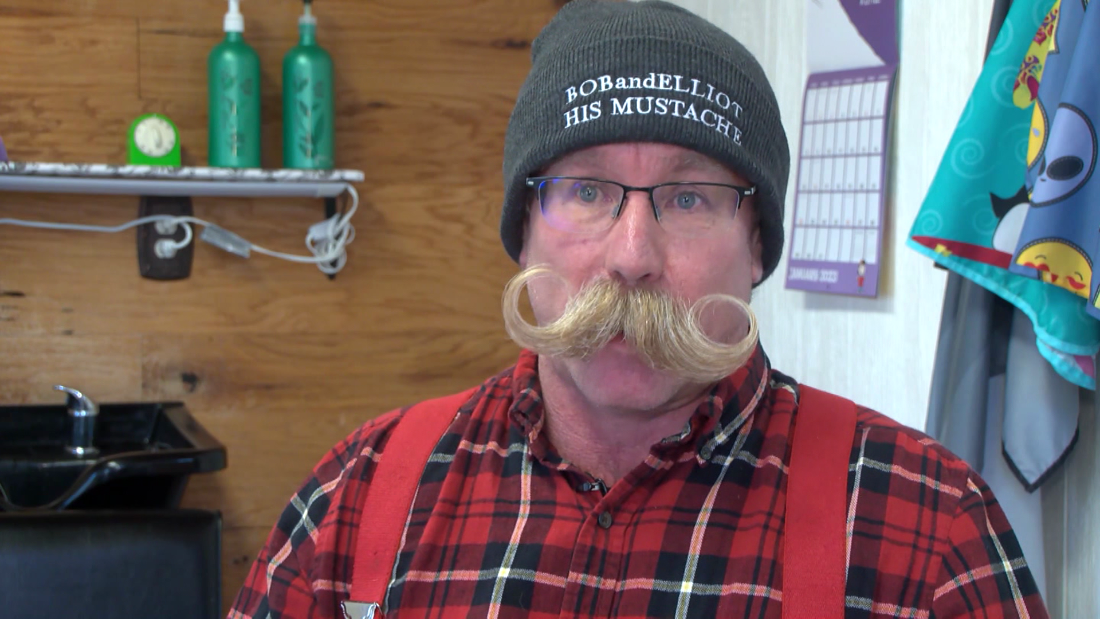 Meet the man with the award-winning mustache