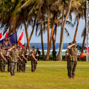US Marines officially opens first new base in 70 years on island of Guam