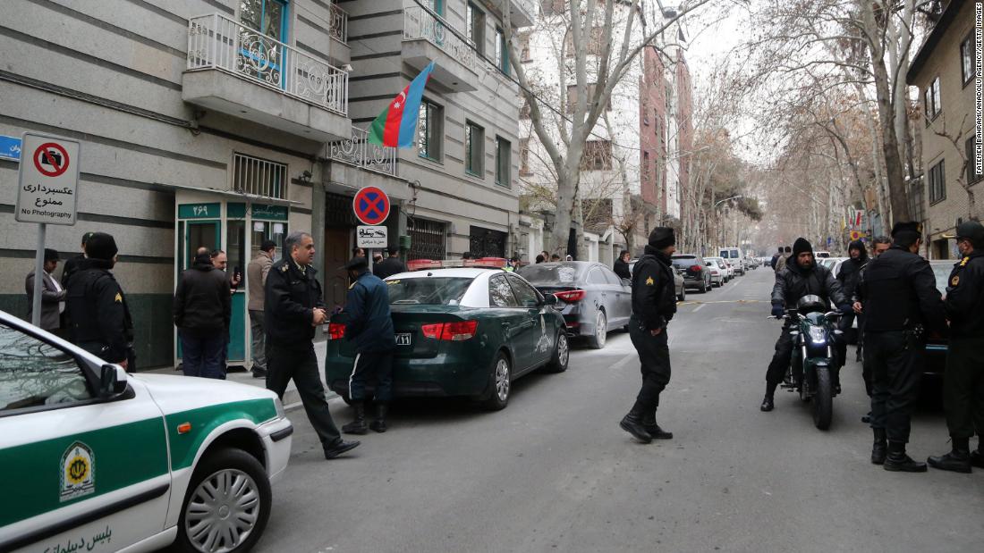 Gun attack on Azerbaijan embassy in Tehran kills security chief
