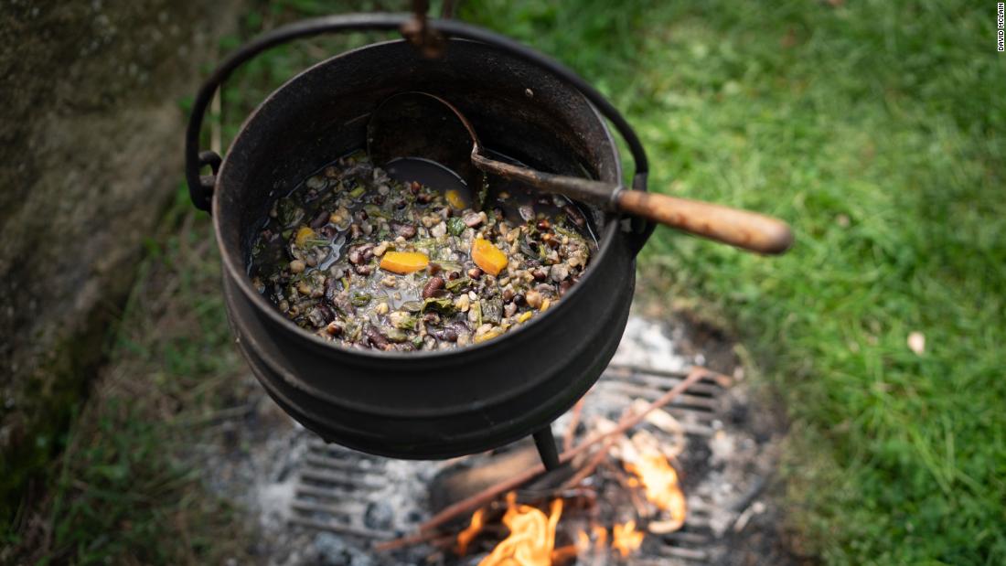 This 1620s Plymouth succotash is a one-pot meal of corn, beans, squash and &quot;whatever else&quot; you have on hand, said chef Paula Marcoux, a food historian and expert on the &quot;first Thanksgiving.&quot; 