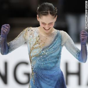 'Bouncing off the walls': 15-year-old wins US figure skating title