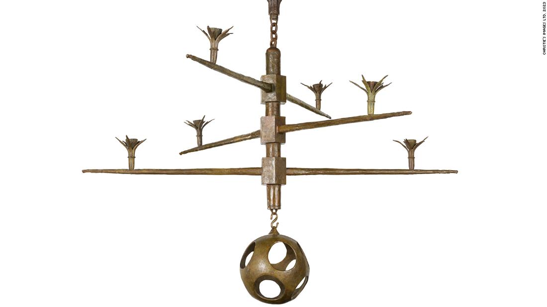 Giacometti chandelier bought for $300 fetches over $3.5 million at auction