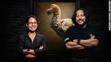 Beth Shapiro, left, will lead the scientific efforts to resurrect the dodo at Colossal Biosciences, founded by tech entrepreneur Ben Lamm, right. 