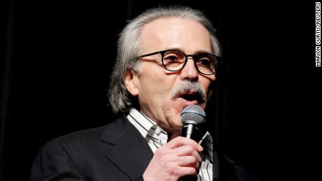 David Pecker, Chairman and CEO of American Media speaks at the Shape and Men&#39;s Fitness Super Bowl Party in New York City on January 31, 2014.