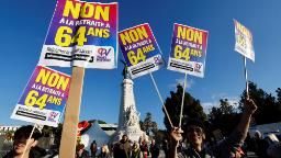 230131090359 01 france strike 013123 hp video France strikes: Workers bring Paris to a standstill in second mass protest over retirement age reforms