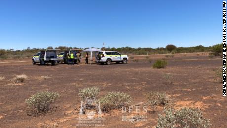 Search teams found a missing radioactive capsule by the roadside in Western Australia on Wednesday.