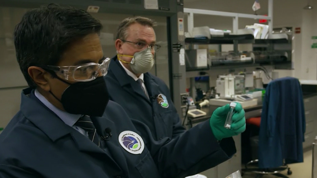 Video: See what Dr. Sanjay Gupta found inside secret DEA lab