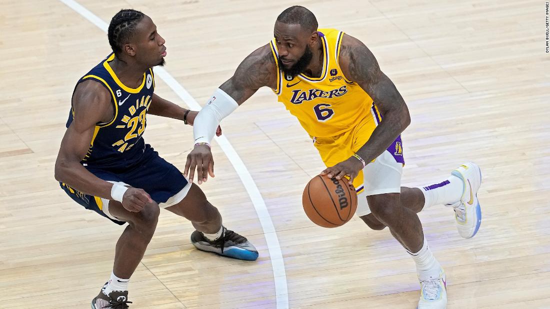 LeBron James edges closer to NBA's all-time scoring record with 26 points in Los Angeles Lakers' win over Indiana Pacers