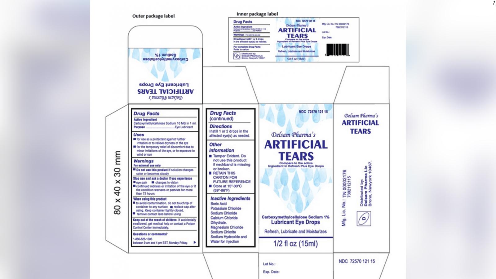 Eye drop manufacturer issues recall amid CDC investigation of