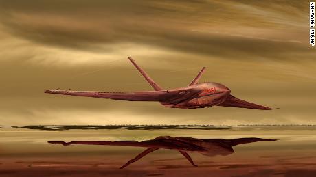 The TitanAir concept would function like a seaplane on Saturn&#39;s moon Titan.