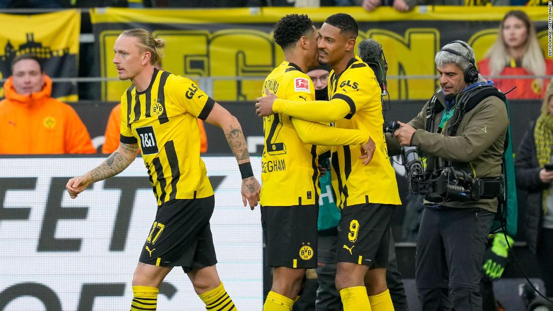 Borussia Dortmund's Sebastien Haller scores first goal after return from cancer treatment