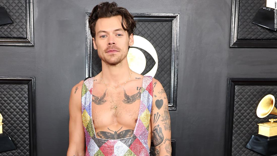 Harry Styles’ Grammy fashion: Rainbow jumpsuit divides social media