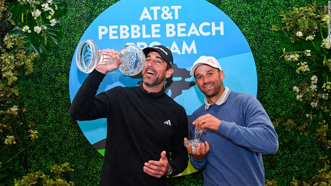 Aaron Rodgers wins Pebble Beach ProAm amid questions about NFL future