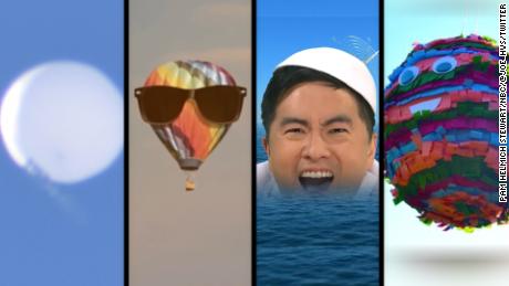 Chinese balloon drama spawns joke explosion - CNN Video