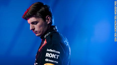 Verstappen seen during a photo shoot of the kit launch of Red Bull Racing in London earlier this year.