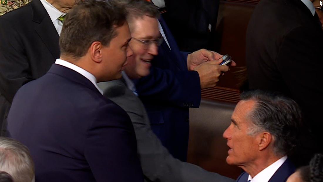 'You don't belong here': See tense confrontation between Romney and Santos