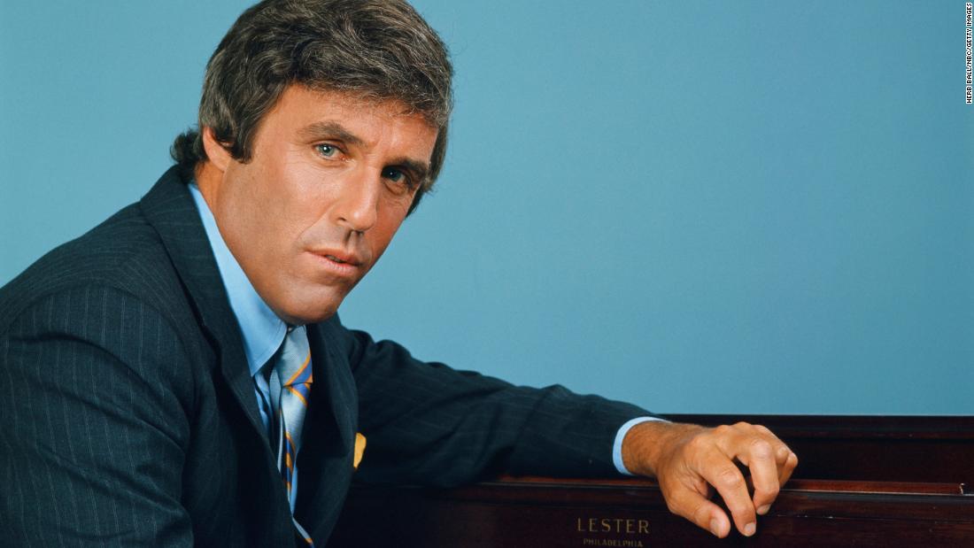 Bacharach poses in 1969 for an episode of the &quot;Kraft Music Hall&quot; TV series.