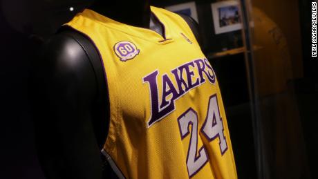 The market value of Kobe Bryant&#39;s No. 24 jersey had been estimated at $5-7 million.