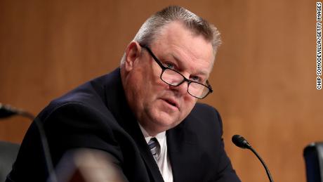 Sen. Jon Tester (D-MT) questions witnesses during a Senate Homeland Security and Governmental Affairs Committee hearing on August 05, 2021.