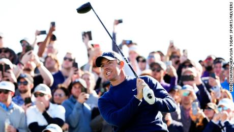 Rory McIlroy hits &#39;impossible&#39; shot despite first round struggles at Phoenix Open