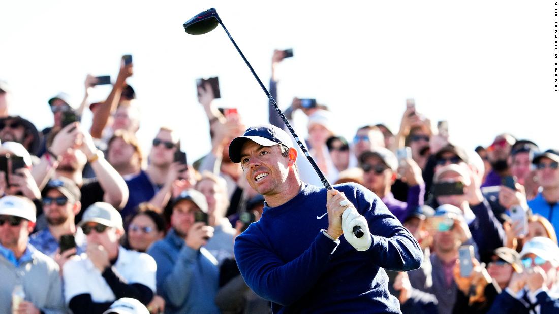 Rory McIlroy hits 'impossible' shot despite first round struggles at Phoenix Open