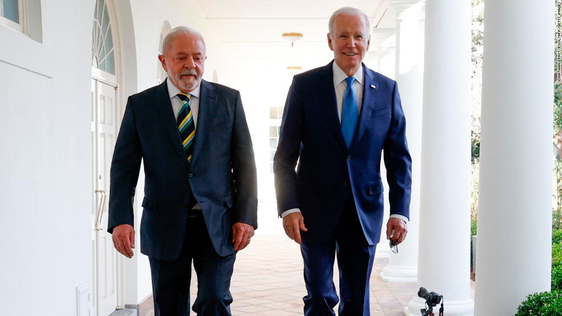 Democracy on the agenda as Biden meets Brazil's Lula at the White House - CNNPolitics